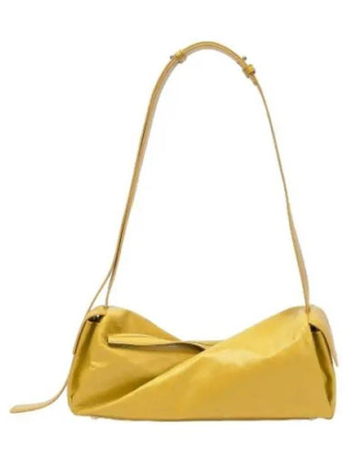 Lavaureto twisted strap shoulder bag yellow - SUNNEI - BALAAN 1