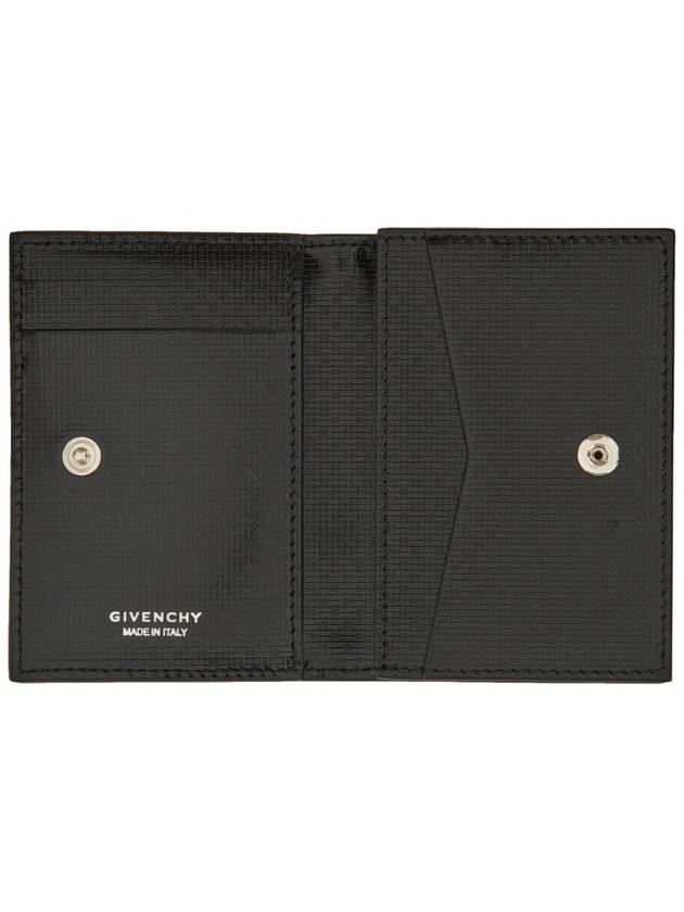 4G Classic Grain Calfskin Half Wallet Black - GIVENCHY - BALAAN 5