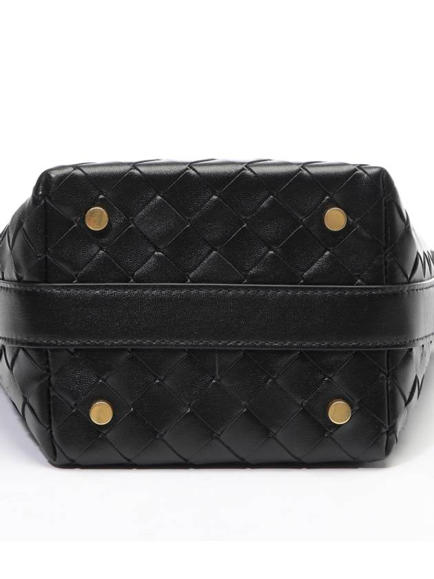 Candy Wallace Intrecciato Tote Bag Black - BOTTEGA VENETA - BALAAN 9