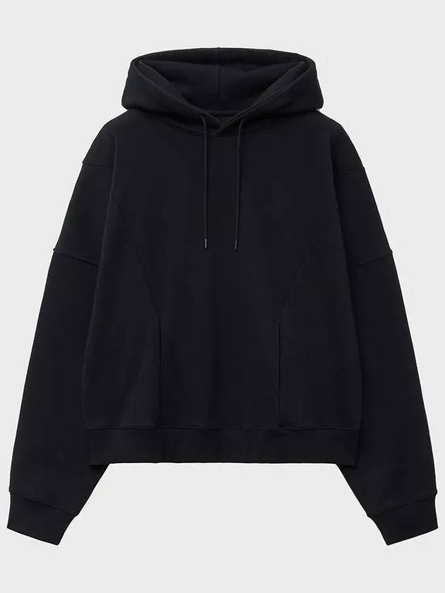 Pre order delivery October 31st Overfit hooded sweatshirt black - THEANTIPLATFORM - BALAAN 1