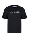 Long Sleeve T-Shirt OWAA089S23JER008 1032 BLACK - OFF WHITE - BALAAN 1