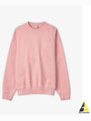 Embroidered Logo Crew Neck Cotton Sweatshirt Light Pink - SPORTY & RICH - BALAAN 2