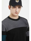 Ponte waffle touch knit round sweaterNM05WSW755BK - NEVERMINDALL - BALAAN 3