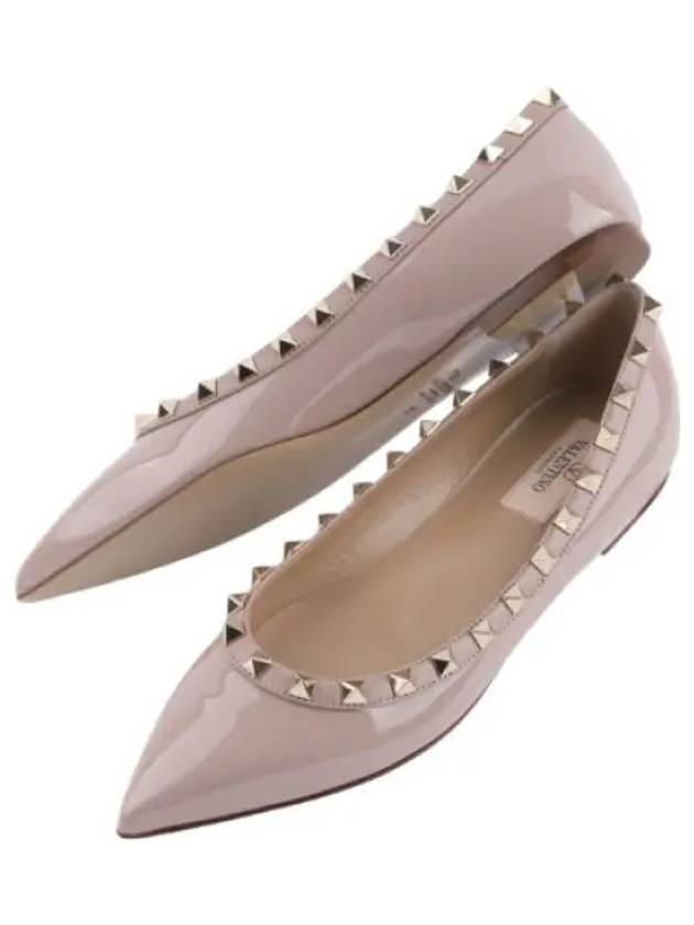 patent leather rockstud ballerina - VALENTINO - BALAAN 1