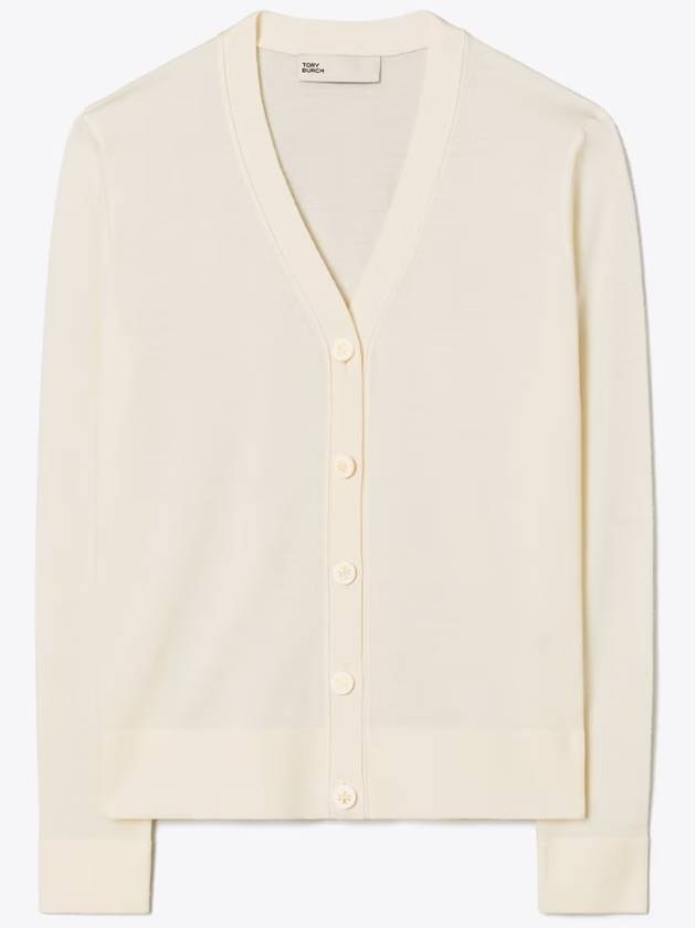 Simone Knit Cardigan Ivory - TORY BURCH - BALAAN 2