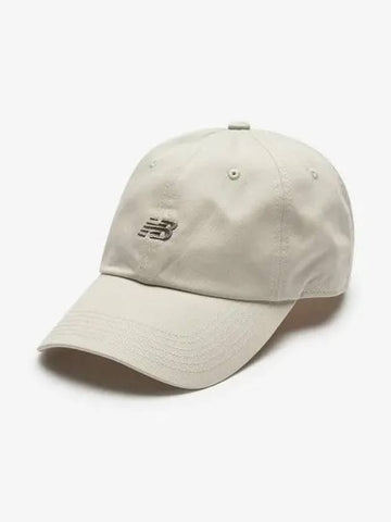 NBGDFS1104 Stacked Logo Ball Cap SIZE BEIGE - NEW BALANCE - BALAAN 1