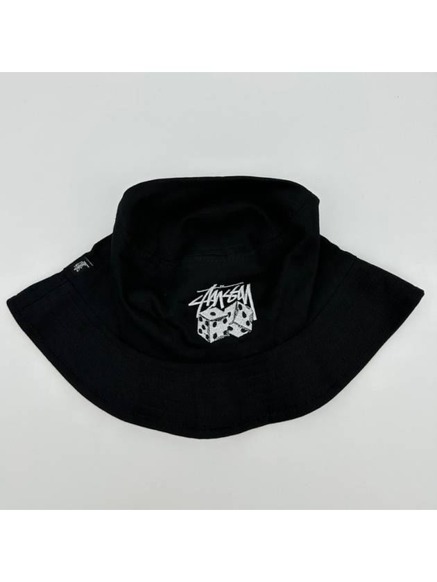 AU Australia PAIR OF DICE Bucket Hat ST7M0115 Black ONE SIZE - STUSSY - BALAAN 5