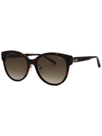 Escada SES D09G 0743 Officially imported round horn rimmed oversized lightweight women s luxury sunglasses - ESCADA - BALAAN 1