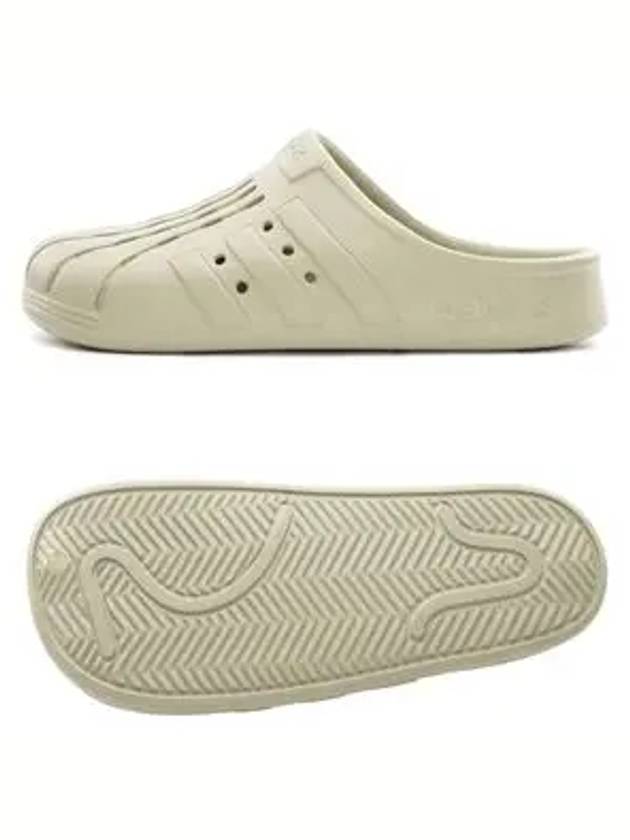 Adilette Clog Slippers Beige - ADIDAS - BALAAN 3