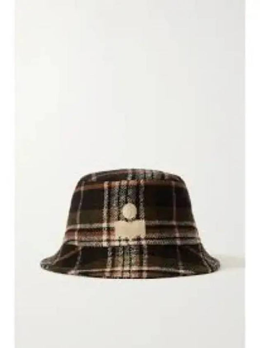 Hailey Wool Blend Check Bucket Hat - ISABEL MARANT - BALAAN 2