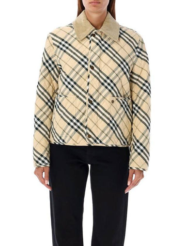 Burberry Burberry Check Quilted Barn Jacket - BURBERRY - BALAAN 1