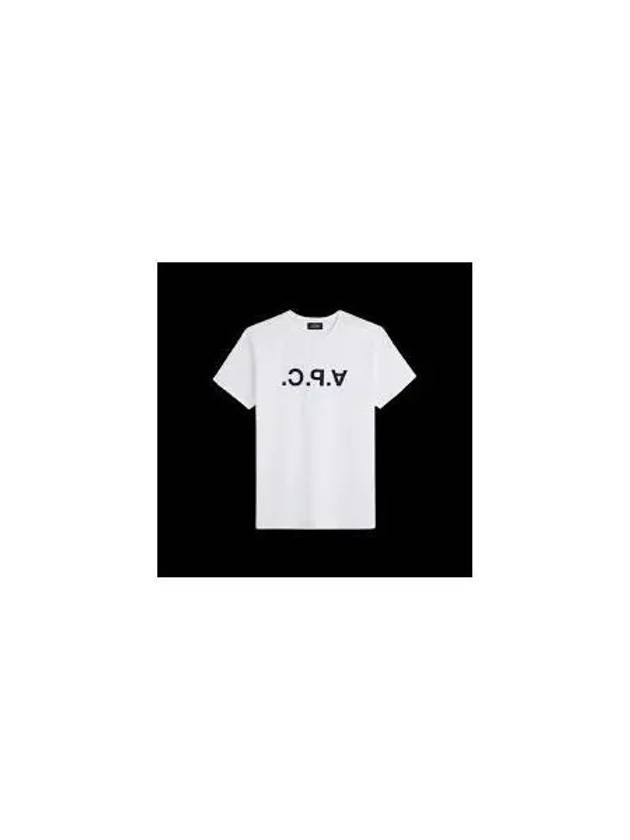 Men's VPC Logo Short Sleeve T-Shirt White - A.P.C. - BALAAN 2