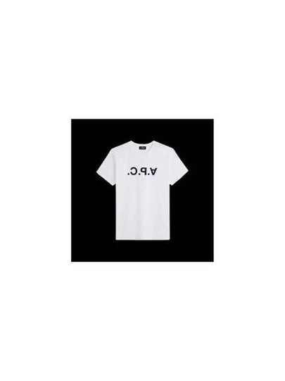 Men's VPC Logo Short Sleeve T-Shirt White - A.P.C. - BALAAN 2