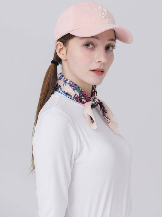 DoyounoyouMC Wappen Patch Symbol Logo Pearl Jing Cotton Terry Pale Pink Ball Cap DO9242AC927 - DOYOUKNOWMC GOLF WEAR - BALAAN 2