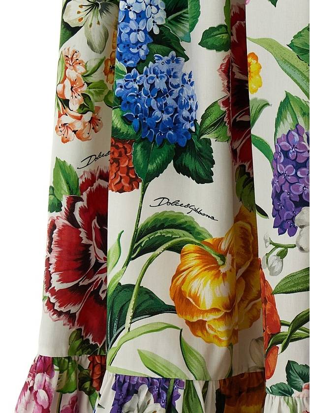 Dolce & Gabbana Floral Flounces Skirt - DOLCE&GABBANA - BALAAN 4