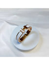 Click H Bracelet Rose Gold Cream - HERMES - BALAAN 10