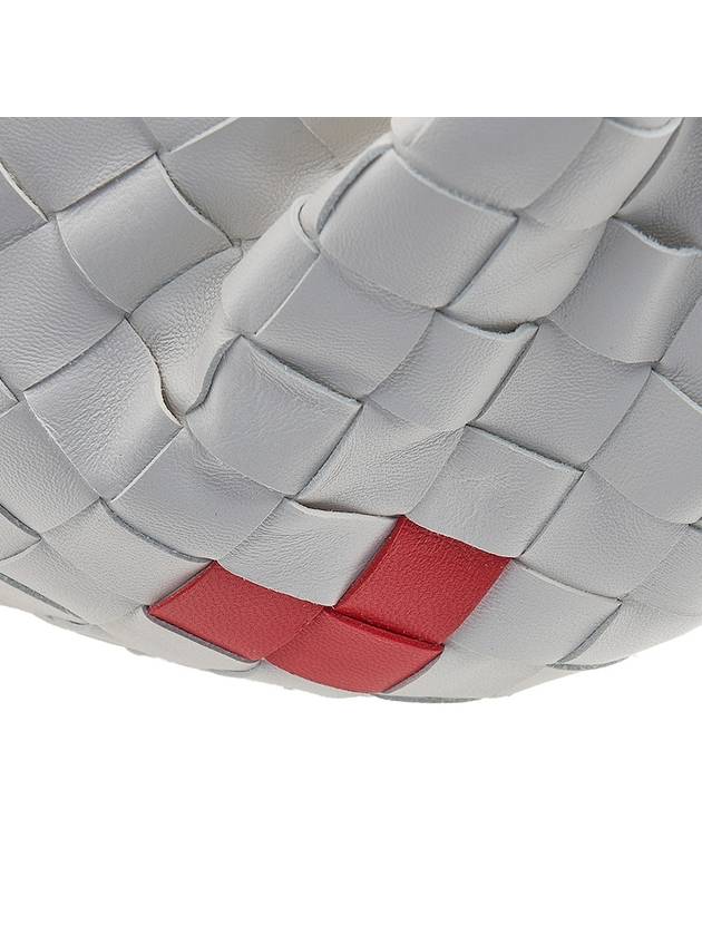 Intrecciato Heart Detail Leather Tote Bag White - BOTTEGA VENETA - BALAAN 7