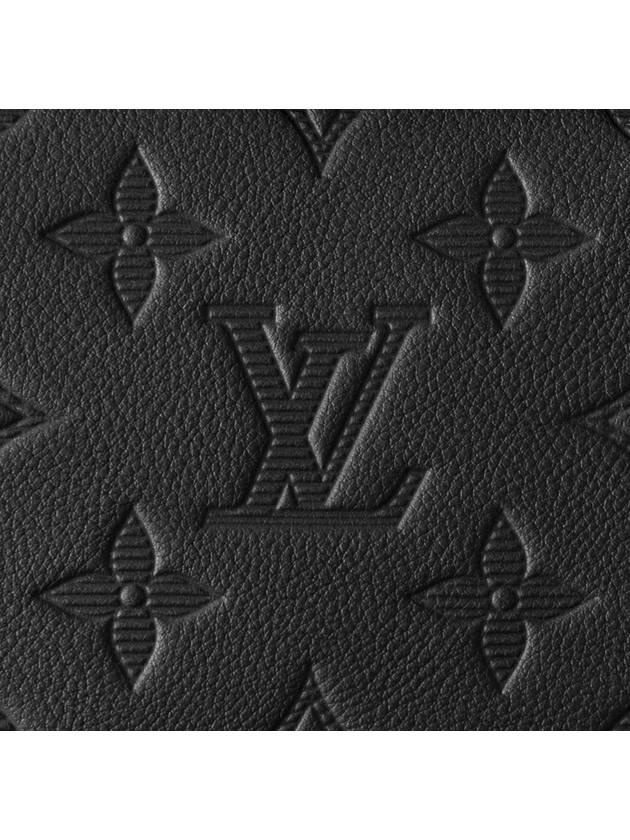 Pochette Voyage Souple Monogram Leather Pouch Bag Black - LOUIS VUITTON - BALAAN 6