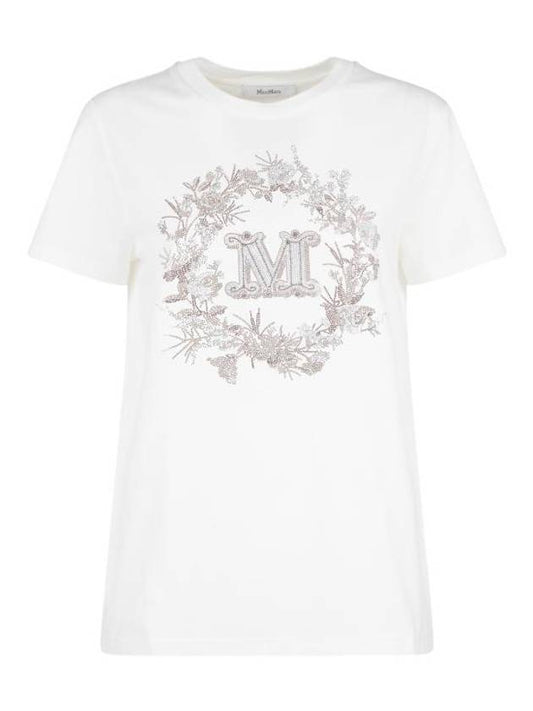 Elmo Pocket Cotton Short Sleeve T-Shirt White - MAX MARA - BALAAN 1