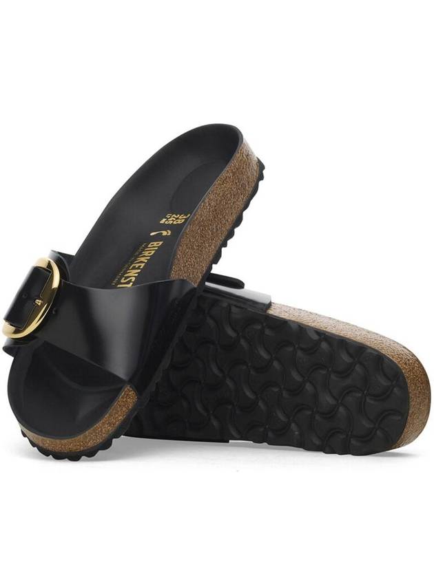 Madrid Big Buckle Slippers Black - BIRKENSTOCK - BALAAN 3