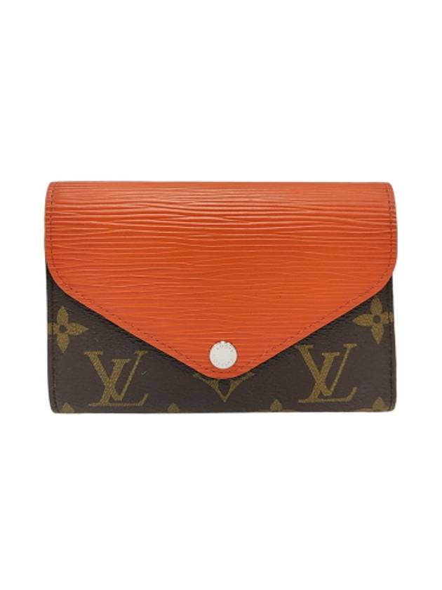 M60495 Monogram Canvas Epi Blend Marie Lou Compact Wallet Half - LOUIS VUITTON - BALAAN 1