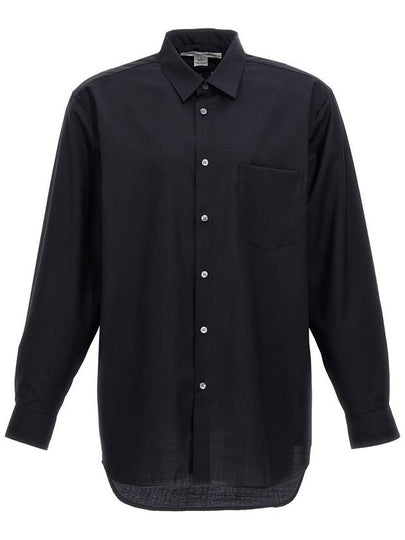 long sleeve shirt FZB301PER 2 NAVY - COMME DES GARCONS - BALAAN 2