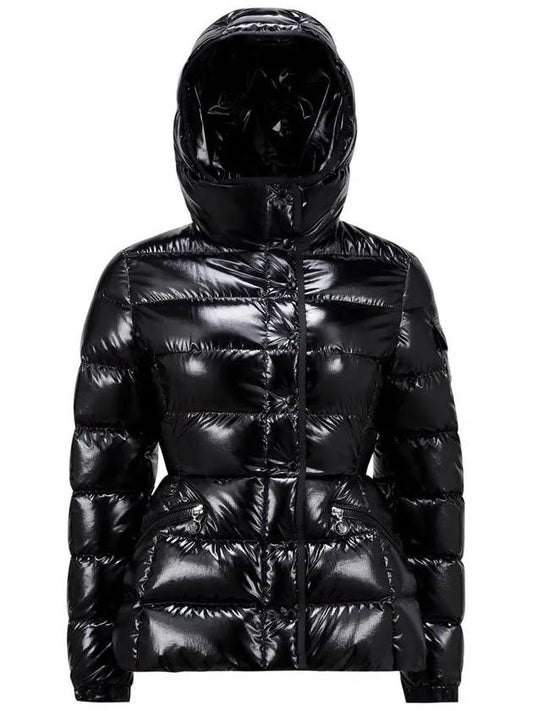 1A00017 597EU 999 BARANTE Glossy black hood down padding - MONCLER - BALAAN 1