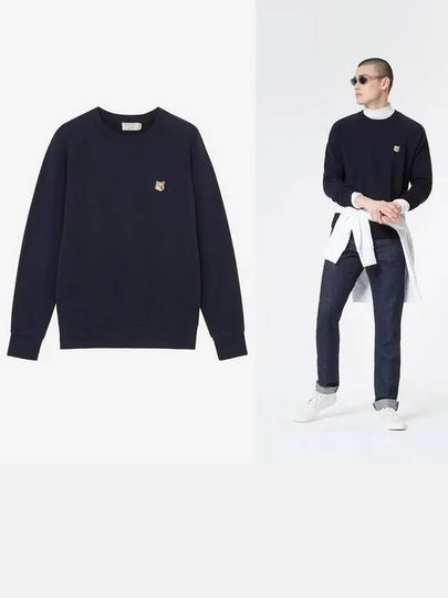 Fox Head Patch Classic Sweatshirt Navy - MAISON KITSUNE - BALAAN 2