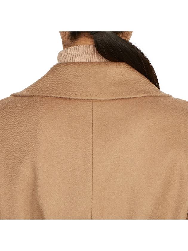 Prater Belted Virgin Wool Single Coat Beige - MAX MARA - BALAAN 10