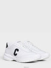 Runner CR02 Calfskin Lace-Up Low Top Sneakers White - CELINE - BALAAN 3