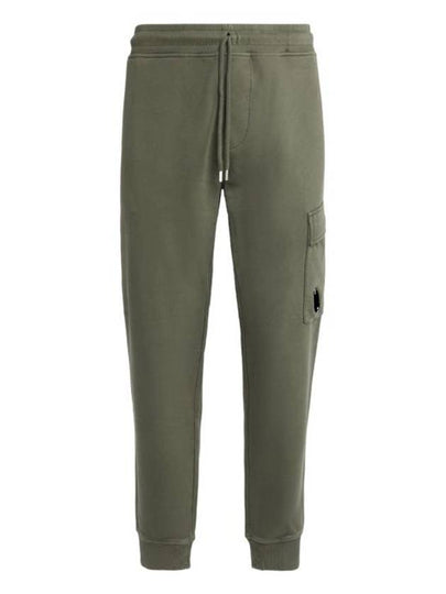 Brushed Emerized Diagonal Fleece Cargo Track Pants Green - CP COMPANY - BALAAN 2