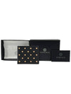 Medusa Head Pattern Stud Bifold Half Wallet Black - VERSACE - BALAAN 7