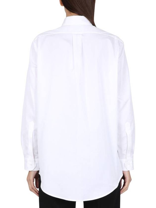 Pocket Cotton Long Sleeve Shirt White - MAISON MARGIELA - BALAAN 4