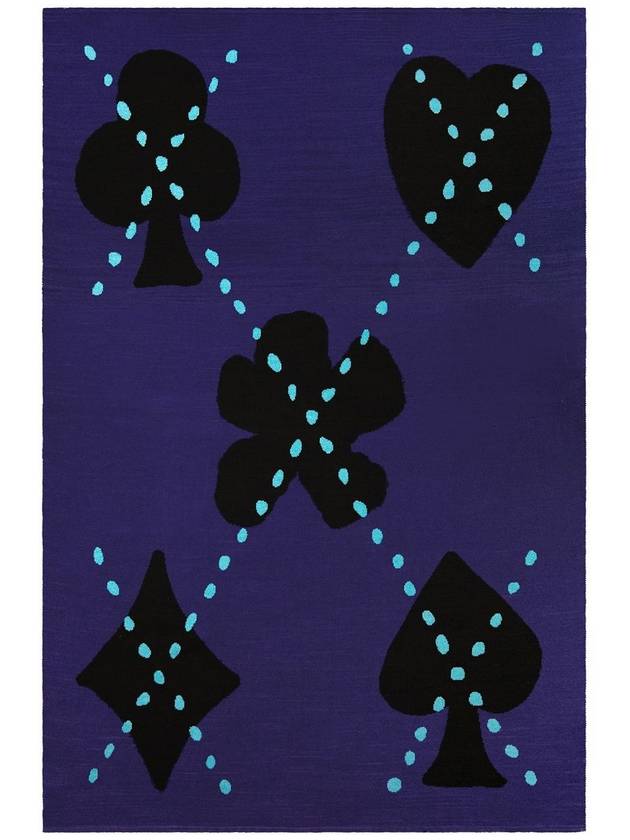 Argyle Poker Blanket Navy - UNALLOYED - BALAAN 1