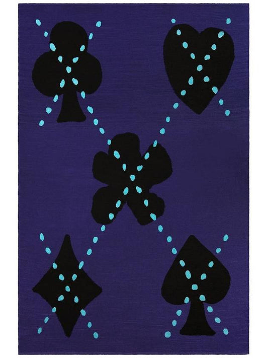 Argyle Poker Blanket Navy - UNALLOYED - BALAAN 1