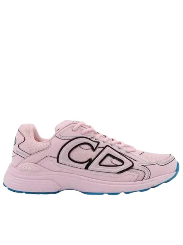 B30 CD Logo Patch Technical Fabric Low Top Sneakers Pink - DIOR - BALAAN 1