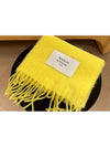 Baby Alpaca Plain Muffler Yellow - MAISON KITSUNE - BALAAN 3