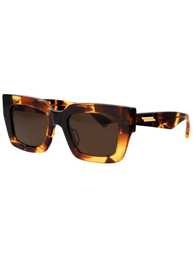 Eyewear Havana Bold Square Sunglasses Brown - BOTTEGA VENETA - BALAAN 3