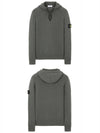 Waffen Hooded Knit Top Khaki - STONE ISLAND - BALAAN 5