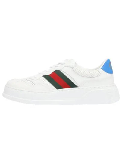 Web Detail Blue Tab Low Top Sneakers White - GUCCI - BALAAN 2