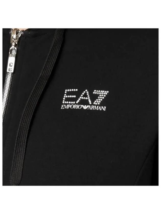 EA7 Women's Hooded Training Set Black 3HTV79 TJ31Z 1200 - EMPORIO ARMANI - BALAAN 5