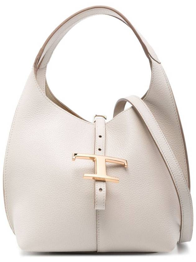 Tod'S Mini T Timeless Grained Leather Shoulder Bags - TOD'S - BALAAN 1