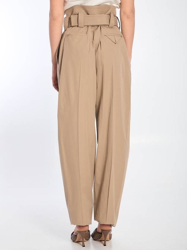 straight pants beige - BOTTEGA VENETA - BALAAN 5