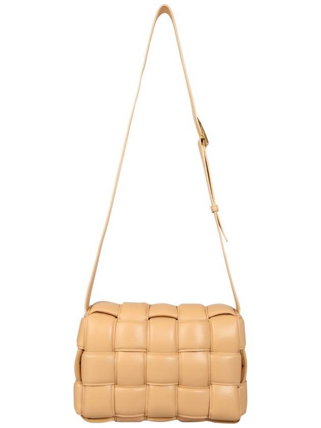 Gold Padded Cassette Cross Bag Almond - BOTTEGA VENETA - BALAAN 6