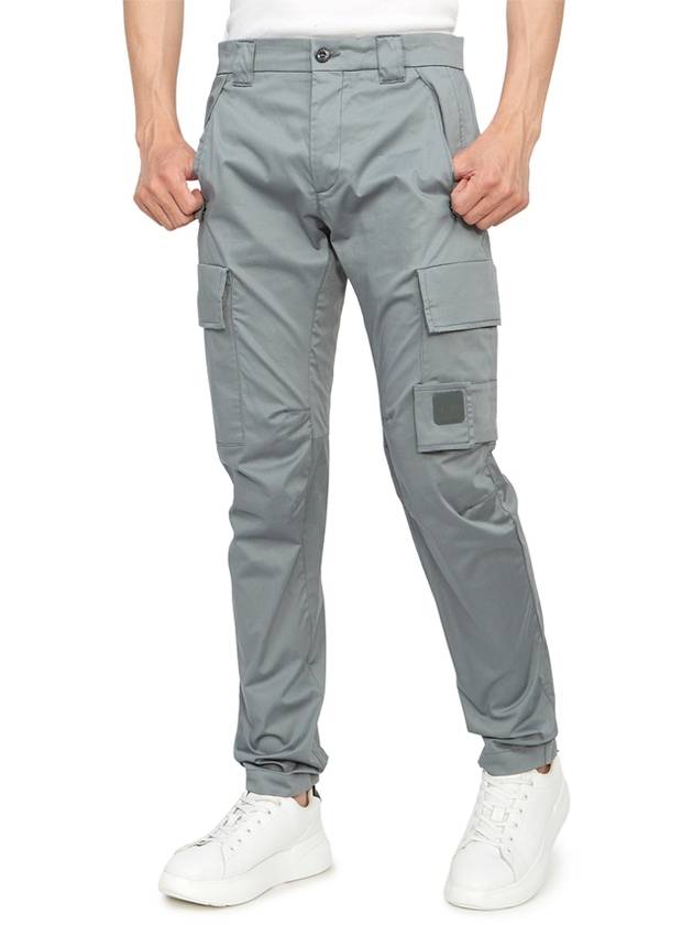 Stretch Sateen Ergonomic Cargo Straight Pants Grey - CP COMPANY - BALAAN 5