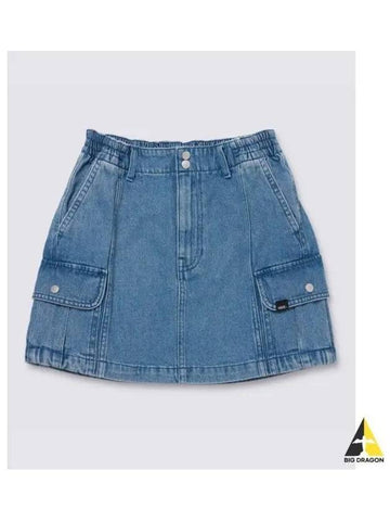 Sidewalk Denim Skirt Stone Wash VN000GJE7W61 - VANS - BALAAN 1