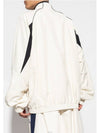 3B Sports Icon Medium Fit Track Jacket White - BALENCIAGA - BALAAN 4