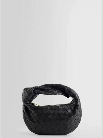 Jodie Intrecciato Small Tote Bag Black - BOTTEGA VENETA - BALAAN 2