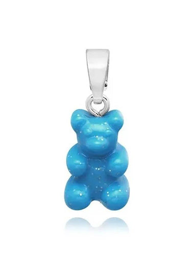 NOSTALGIA BEAR LAGOON CLASSIC CONNECTOR SILVER Pendant Charm - CRYSTAL HAZE - BALAAN 1