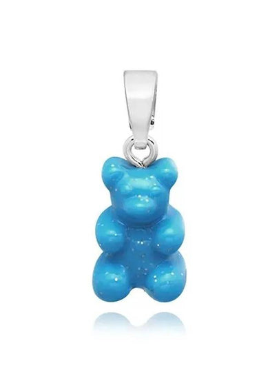 NOSTALGIA BEAR LAGOON CLASSIC CONNECTOR SILVER Pendant Charm - CRYSTAL HAZE - BALAAN 2